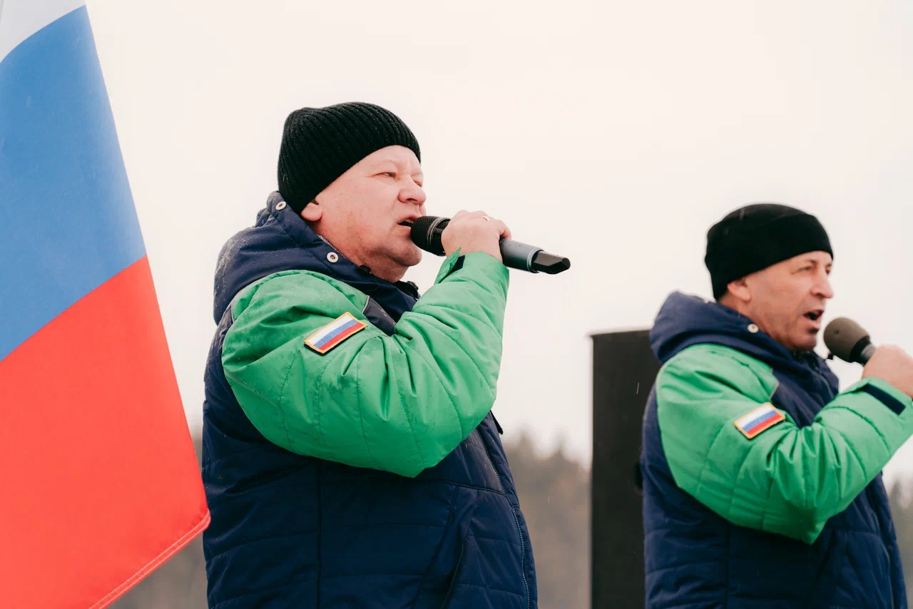 Две концертные программы «Октябрь» на XIII Югорском лыжном марафоне